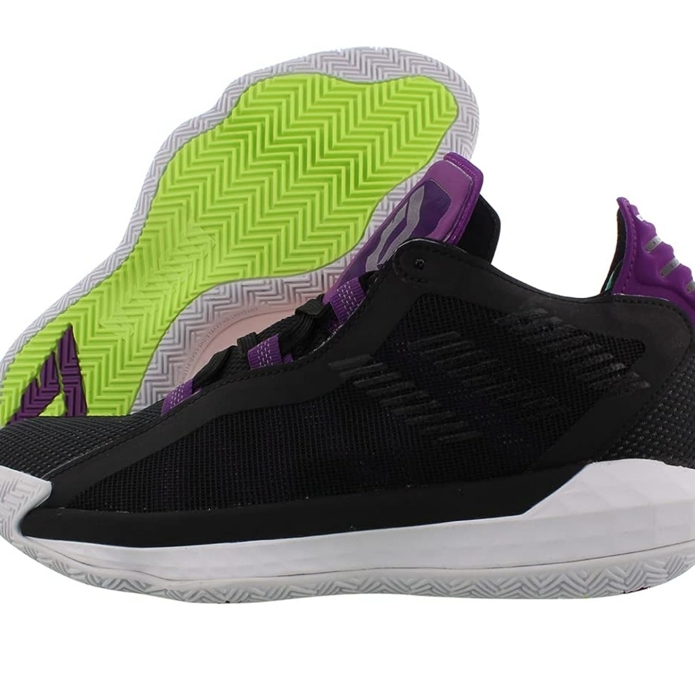 adidas Men's Dame 6 Basketball Sneakers Shoes Casual - Black 9.5